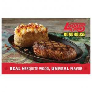 Logan's Steakhouse $100 電子禮卡 $25 x 4 張