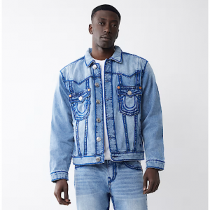 True Religion Jimmy Rope Stitch Oversized Jacket