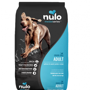Nulo MedalSeries Grain-Free Salmon & Sweet Potato Adult Dry Dog Food, 24 lbs.