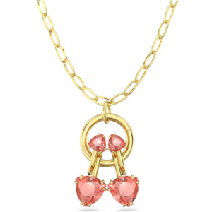 Swarovski women's millenia pink crystal earrings 5619475