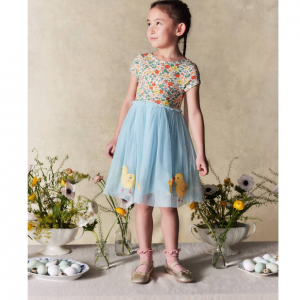 Boden Ami Applique 女童连衣裙