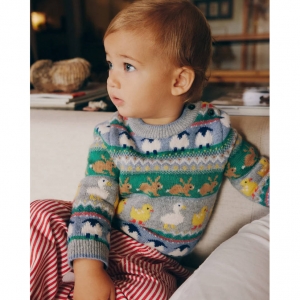 Boden Fair Isle 婴儿针织衫