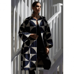 NATORI Geo Mod Jacquard 大衣