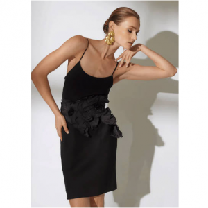 NATORI Stretch Crepe Slip 连衣裙