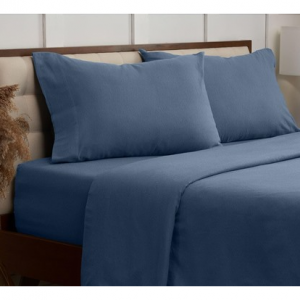 Mellanni 100% Organic Cotton Flannel Sheet Set