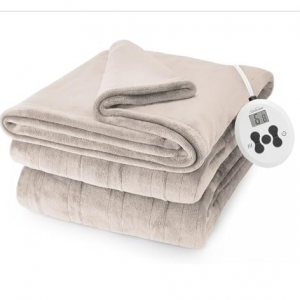 Sunbeam Royal Posh Champagne Heated Blanket - Full