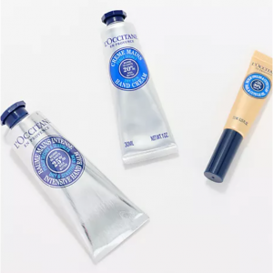 L'Occitane 3pc Hand Care Set w/ Cuticle Oil, Hand Cream and Balm @ QVC