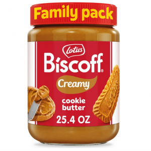 Lotus Biscoff Cookie Butter Spread, Creamy, non GMO + Vegan, 25.4oz @ Amazon