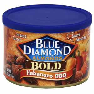 Blue Diamond Almonds, Bold Habanero BBQ, 6 Ounce @ Amazon 