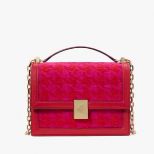 Kate Spade Deco Houndstooth Chenille 链条单肩包