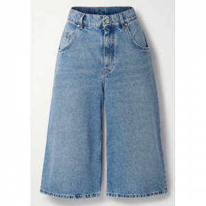 STELLA MCCARTNEY 有機牛仔七分褲闊腿褲