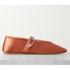 LE MONDE BERYL Stella 緞麵瑪麗珍芭蕾平底鞋