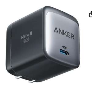 Amazon - Anker Nano II 65W GaN 折叠插脚充电头，8折