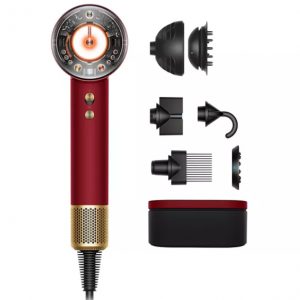 Dyson Supersonic Nural Hair Dryer in Red Velvet/Gold @ Bloomingdale's
