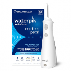 Waterpik Cordless Pearl Rechargeable Portable Water Flosser, WF-13 White @ Amazon