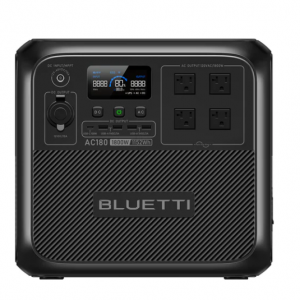 BLUETTI AC180 太阳能便携式电站| 1,800瓦 1,152瓦时