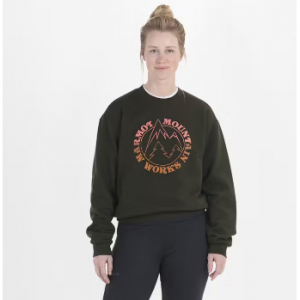 Marmot Women's Retro Mountain Boxy Crew Sweatshirt (2024) 圆领套头衫