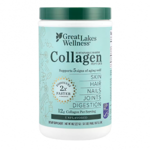 Great Lakes Wellness, Sustainable Marine Collagen Peptides, Unflavored, 8 oz (227 g)