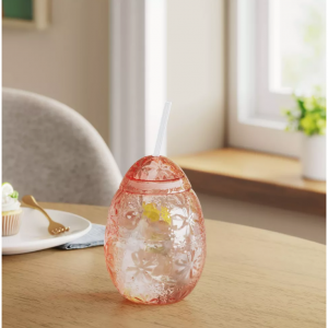 Room Essentials™ 20盎司人物蛋杯粉色