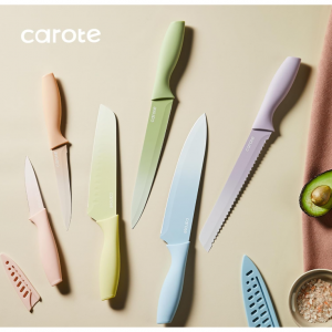 CAROTE 廚房刀具12件套 @ Amazon