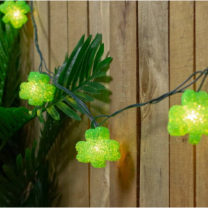 Northlight Seasonal 10件装爱尔兰三叶草灯串