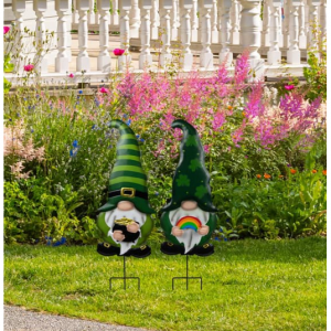 Northlight Seasonal 圣帕特里克节花园木桩 - 2 件套