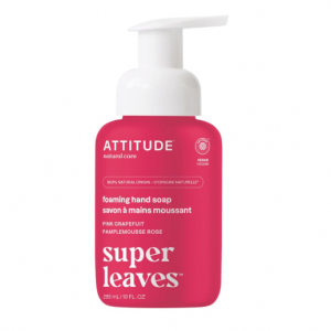 ATTITUDE Foaming Hand Soap, Pink Grapefruit, 10 Fl Oz @ Amazon