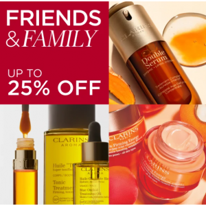 Friends & Family Sitewide Sale @ Clarins 