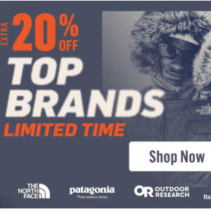 Backcountry - Extra 20% Off Top Brands(The North Face, Mountain Hardwear, Outdoor Research & More)