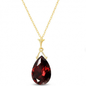 QP Jewellers Garnet Madrid Drop 吊坠项链