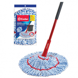 O-Cedar MicroTwist MAX Microfiber Twist Mop with 1 Extra Refill @Amazon