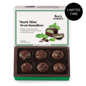 See's Candies 薄荷糖黑巧克力® 4.5 oz