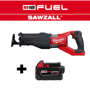 Milwaukee M18 FUEL 18V Lithium-Ion Brushless Cordless Orbital Reciprocating Saw with 5.0Ah Battery