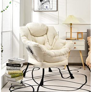 Giantex 現代懶人椅，現代休閑椅，滌綸麵料，帶鋼框架