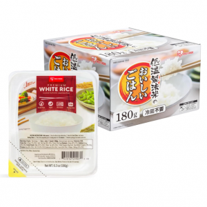 IRIS Instant White Sushi Rice (10 Pack), Premium Japanese Short Grain Sticky Rice @ Amazon