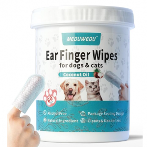 MEDUWEDU Ear Cleaner Finger Wipes 60 Counts @ Amazon