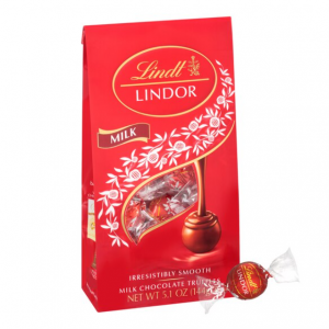 Lindt Lindor 牛奶巧克力糖果松露 5.1oz
