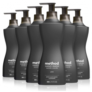 Method Gel Hand Wash, Yuzu, Biodegradable Formula, 11.5 fl oz (Pack of 6) @ Amazon