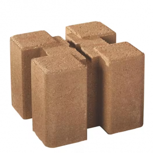 Oldcastle 7.5 in. x 7.5 in. x 5.5 in. Tan Brown Concrete Planter Wall Block @ Home Depot