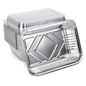 XIAFEI 2LB Aluminum Pans with Clear Lids (30PACK) @ Amazon