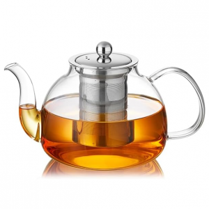 DOPUDO 40OZ (1200ML) Glass Teapot Tea Pot With Infuser @ Amazon