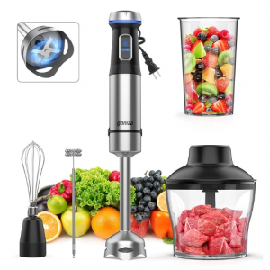 Ganiza Immersion Blender 5 in 1 Hand Blender Max 1000W Heavy Duty Motor @ Amazon