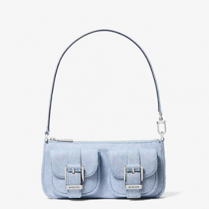 Michael Kors Zoe 小號牛仔單肩包