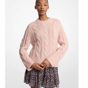 Michael Kors Cable Knit Nylon and Alpaca 針織衫