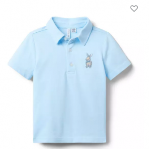 Janie and Jack Bunny Pique Polo衫