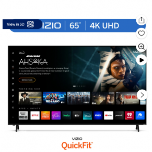 $100 off VIZIO 65" Class 4K UHD LED HDR Smart TV (New) V4K65M-0804 @Walmart