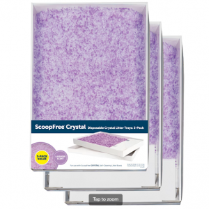PetSafe ScoopFree 水晶替换薰衣草香味猫砂盆，3 件装