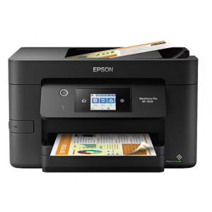 50% OFF Epson WorkForce Pro WF-3820 Wireless Color Inkjet Printer, All-In-One @ Staples