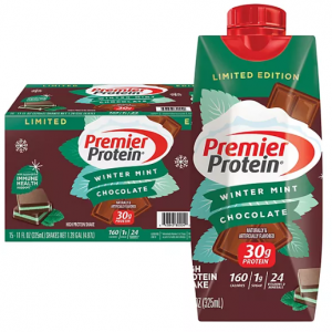 Premier Protein 30g High Protein Shake, Winter Mint Chocolate 11 fl. oz., 15 pk @ Sam's Club