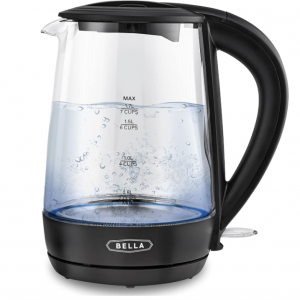 BELLA 1.7 Liter Glass Electric Kettle @ Amazon